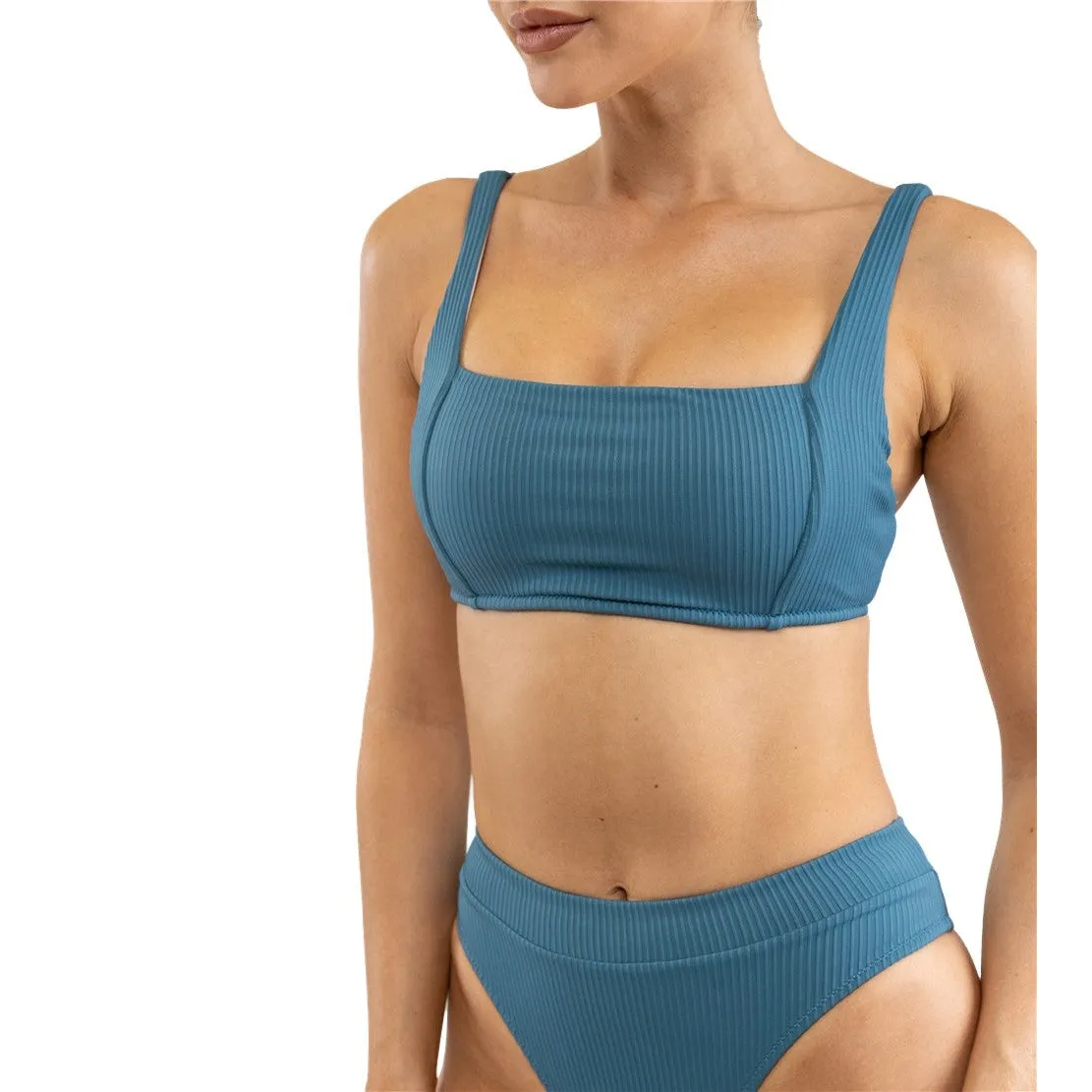Rhythm Chiquita High Support Hidden DD Womens Underwire Top - Teal