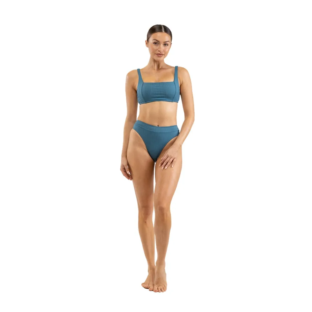 Rhythm Chiquita High Support Hidden DD Womens Underwire Top - Teal