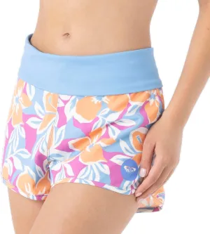 Roxy Women's Standard Board Tummy Control, 4-Way Stretch, Quick-Dry 2" Inseam Swim, UPF 50  Beach Shorts, Multi, XX-Large