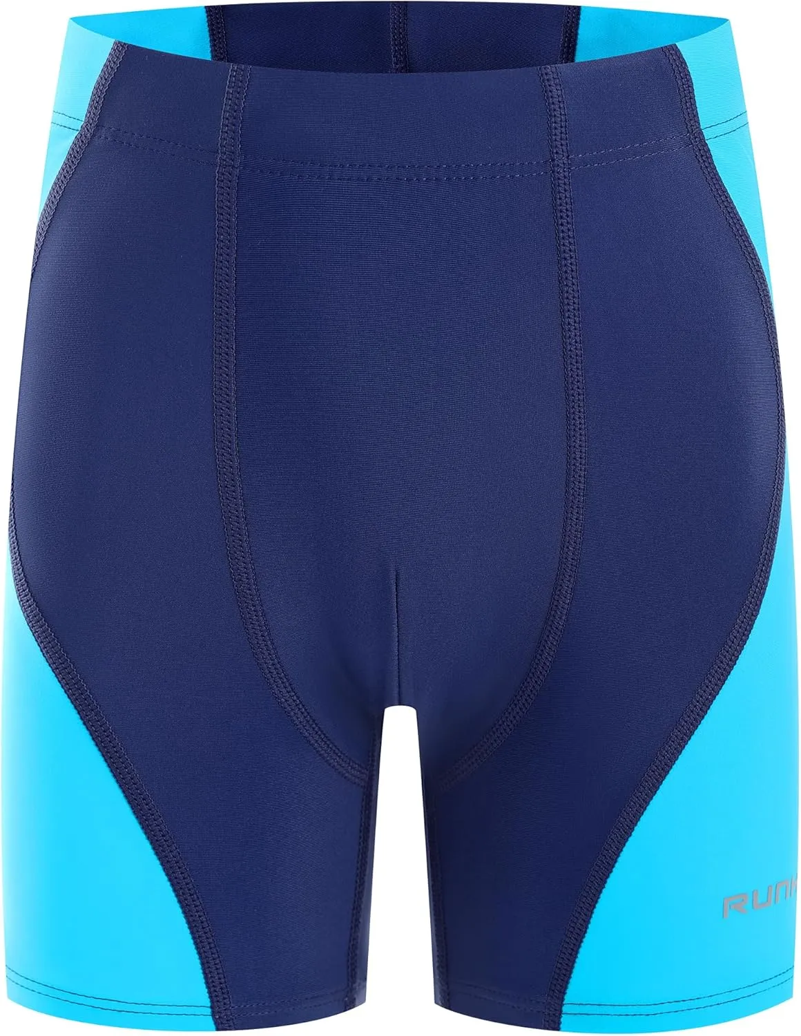 Runhit Boys Swim Jammers Square Leg Youth Competitive Swim Racing Team Swimsuits Athletic Quick Dry Swimming Shorts UPF 50 