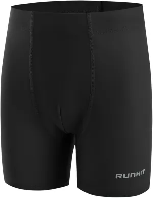 Runhit Boys Swim Jammers Square Leg Youth Competitive Swim Racing Team Swimsuits Athletic Quick Dry Swimming Shorts UPF 50 