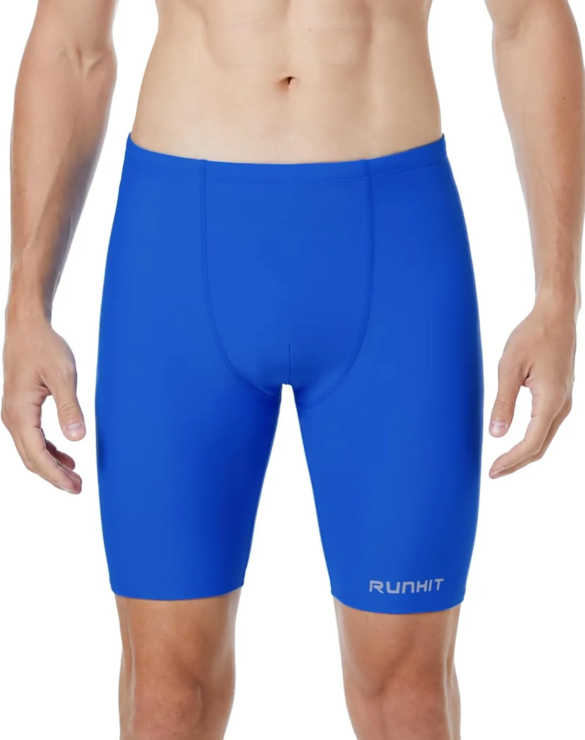 Runhit Men's Swim Jammers Competitive Swim Racing Team Swimsuit Quick Dry Athletic Swimming Shorts UPF 50 