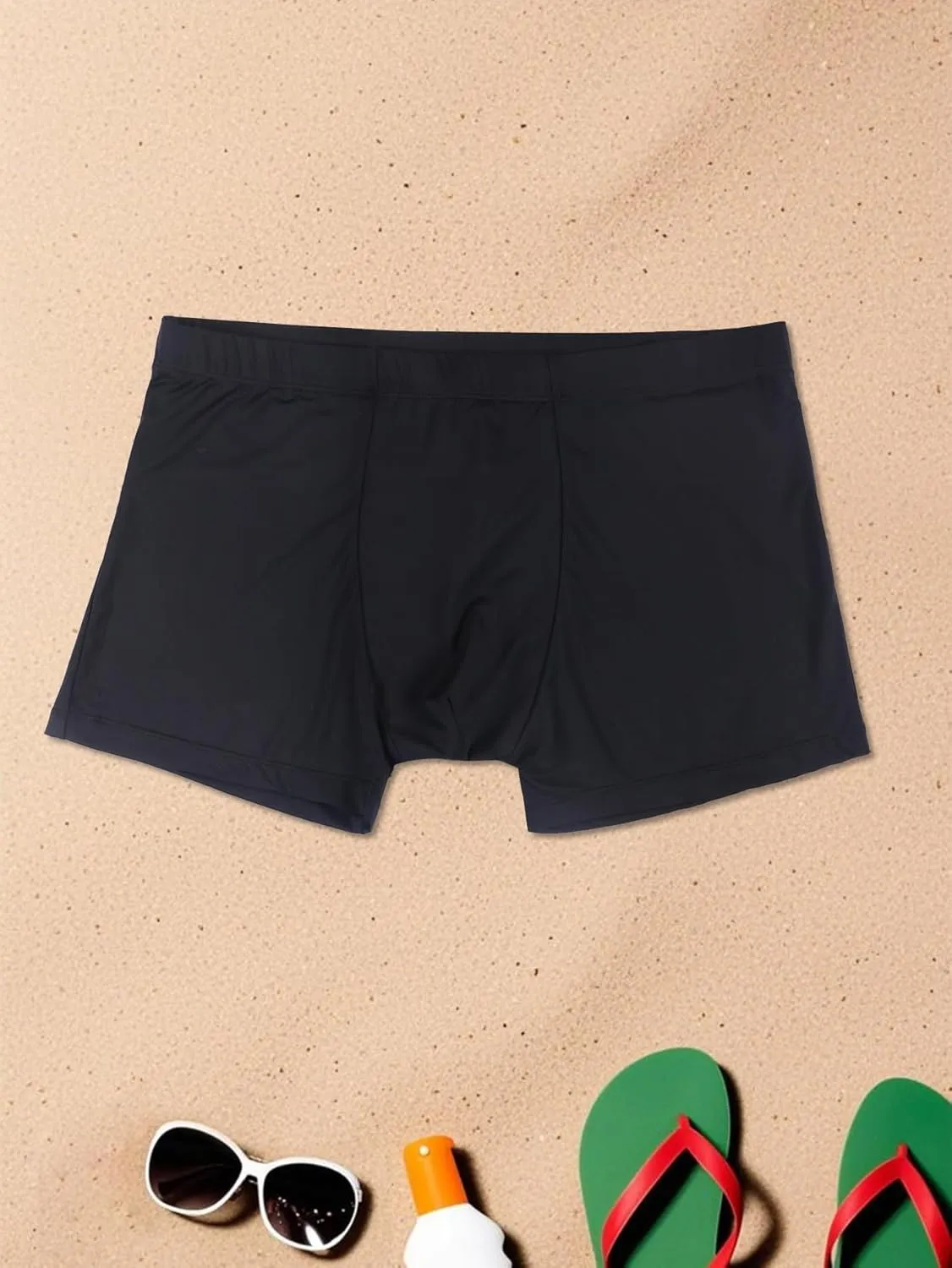 Sexy Code 1701 Men's Athletic Swim Jammers Square Leg Compression Swimsuit Quick Dry Training Swim Shorts with Drawstring
