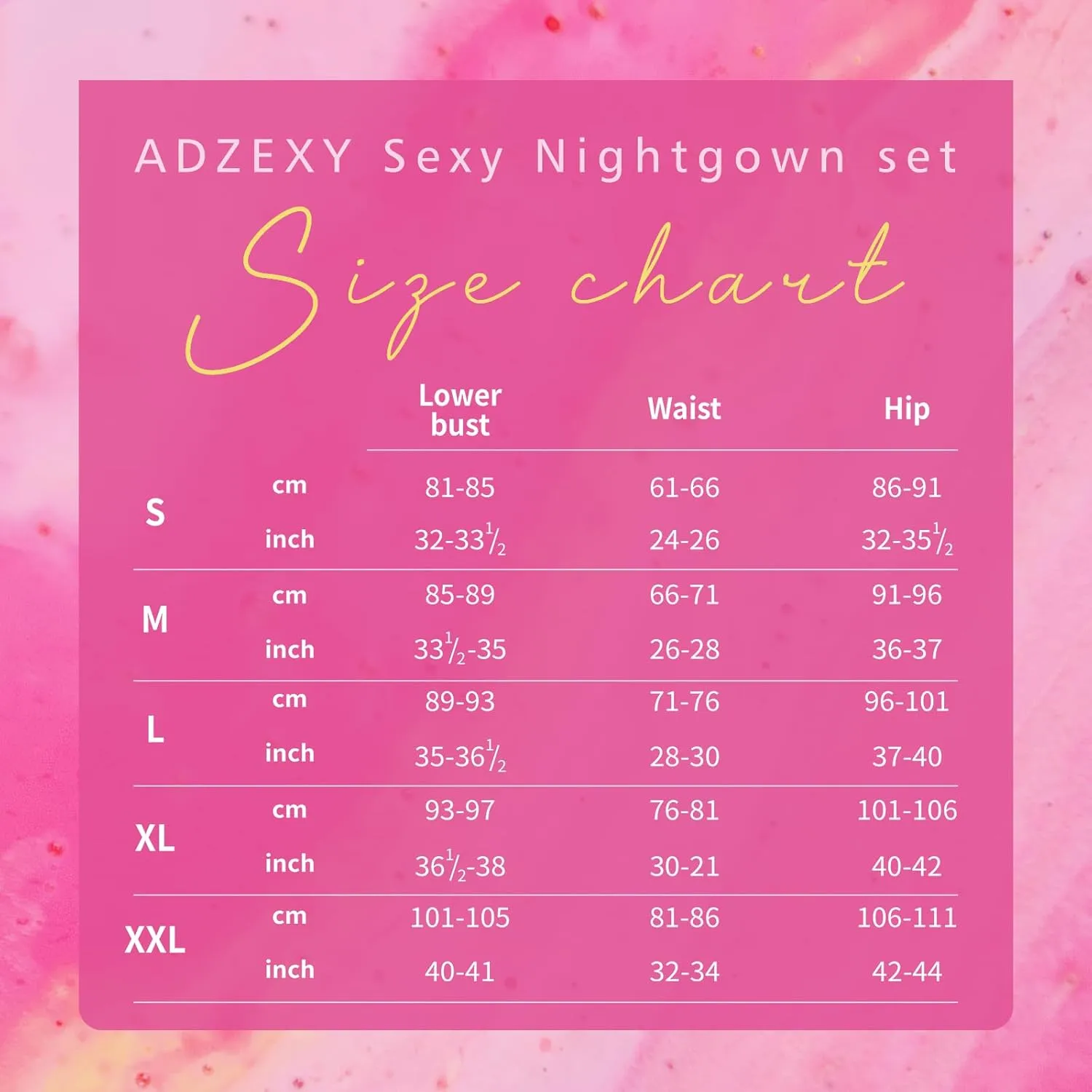 Sexy Satin Nightgowns for Women Lace Babydoll Slip Sleep Dress with A Matching Panty