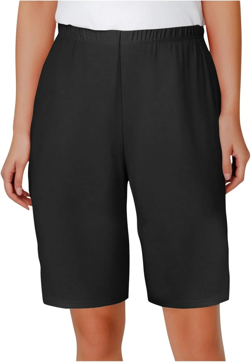 Shorts for Women Dressy Casual Summer Hight Waist Wide Leg Tailored Work Trouser Hiking Vacation Outfit S-3XL