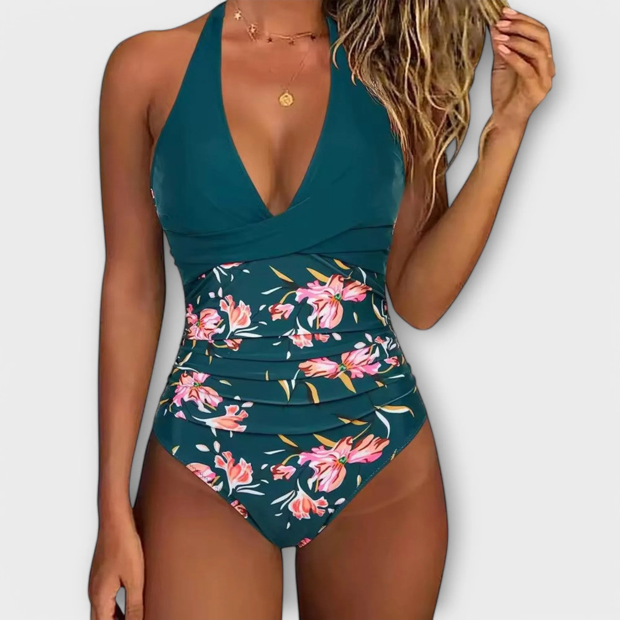 Sienna Sculpting Halter Swimsuit