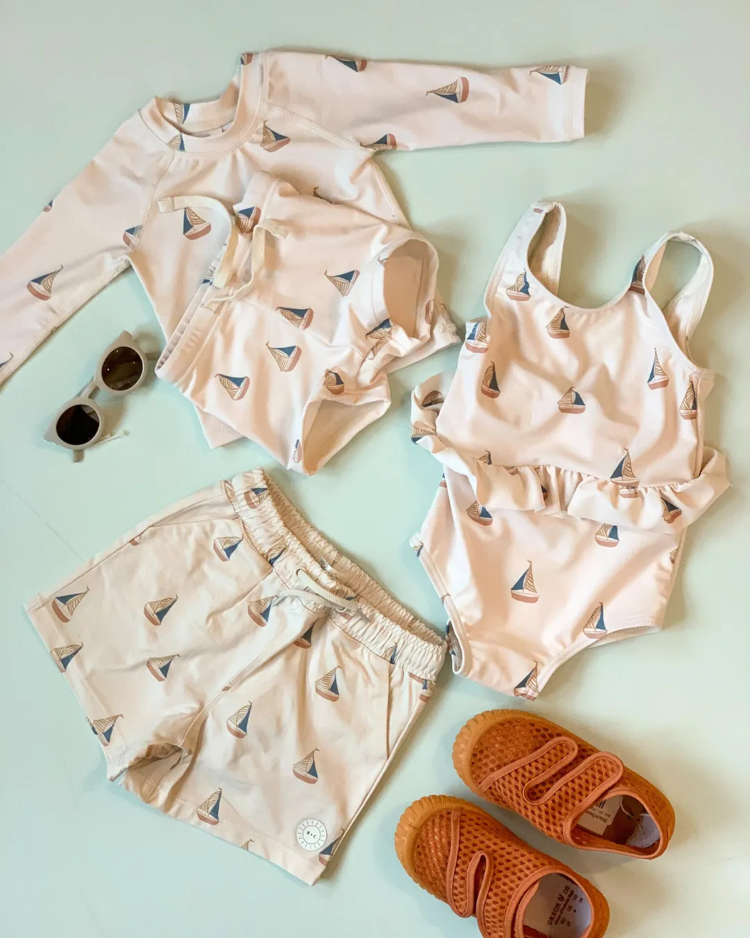 Skirted One-Piece, Sailboats