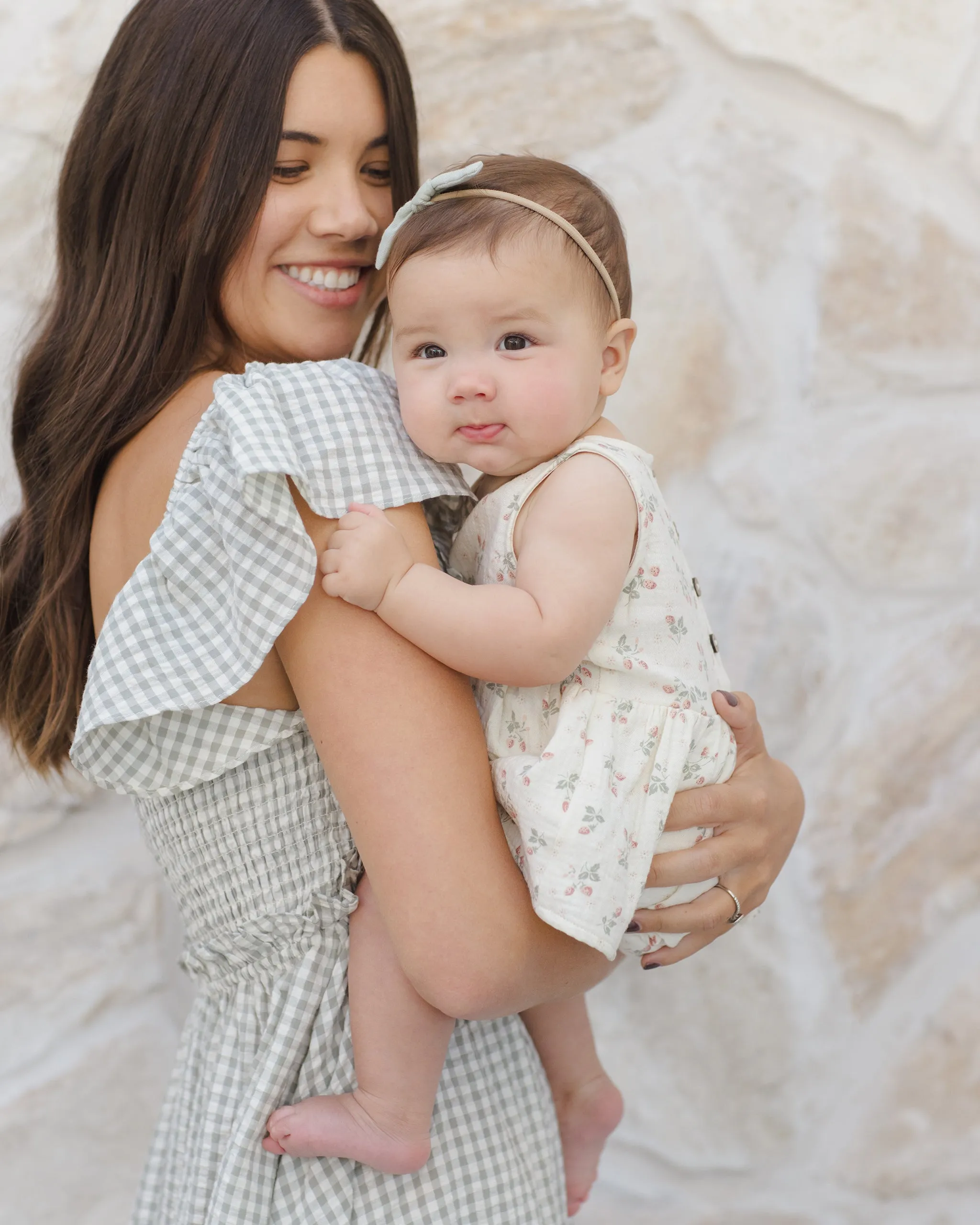 Skirted Tank Romper, Strawberries