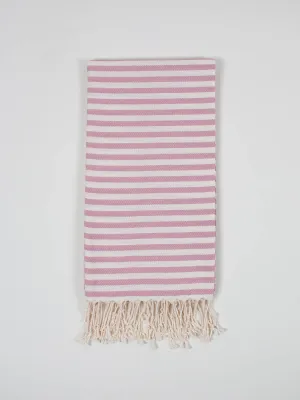 Sorrento Hammam Towel, Vintage Pink