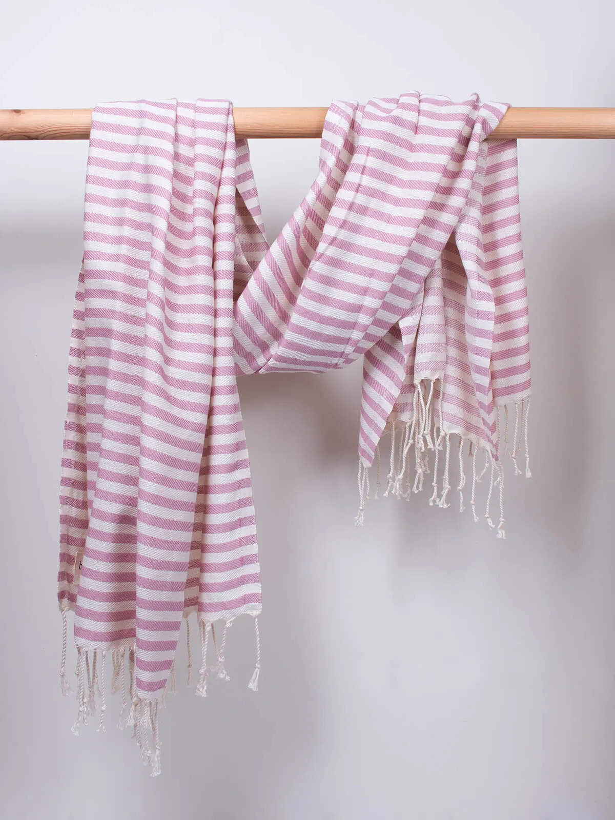Sorrento Hammam Towel, Vintage Pink