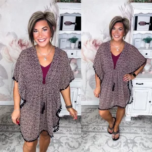 Spice by the Sea Leopard Kimono