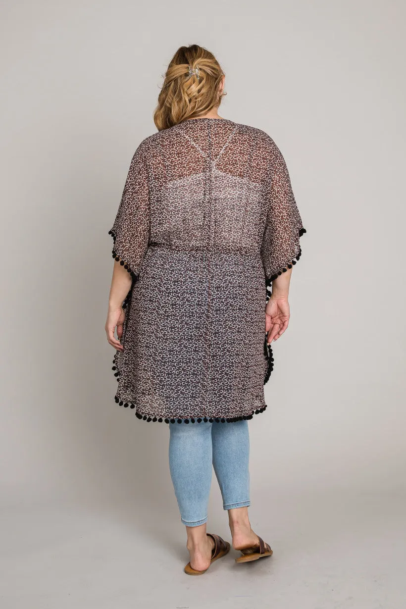 Spice by the Sea Leopard Kimono
