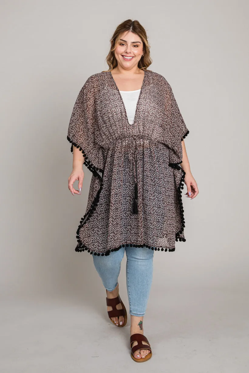 Spice by the Sea Leopard Kimono