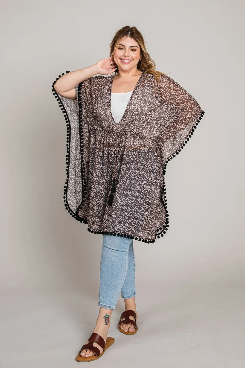 Spice by the Sea Leopard Kimono