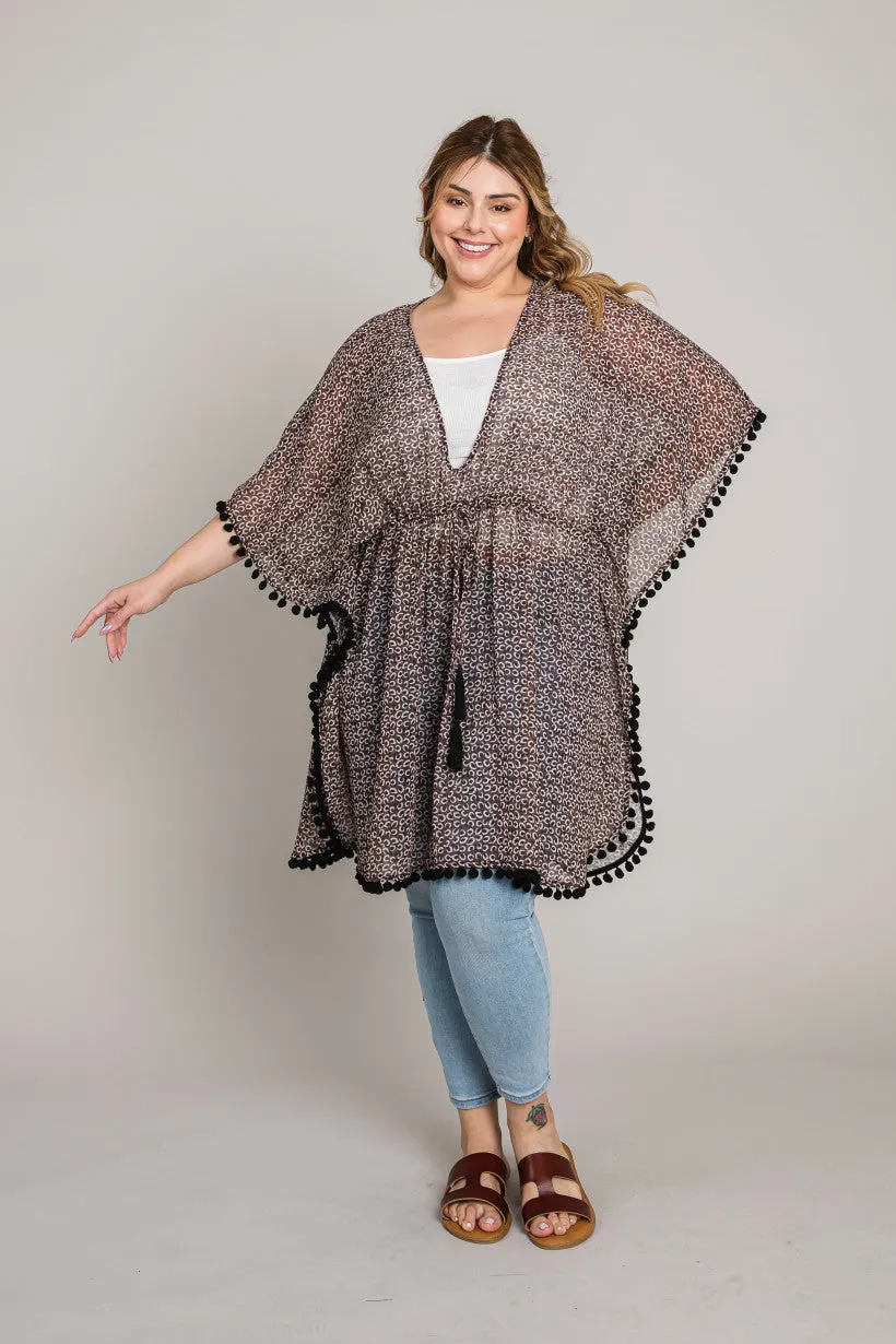 Spice by the Sea Leopard Kimono