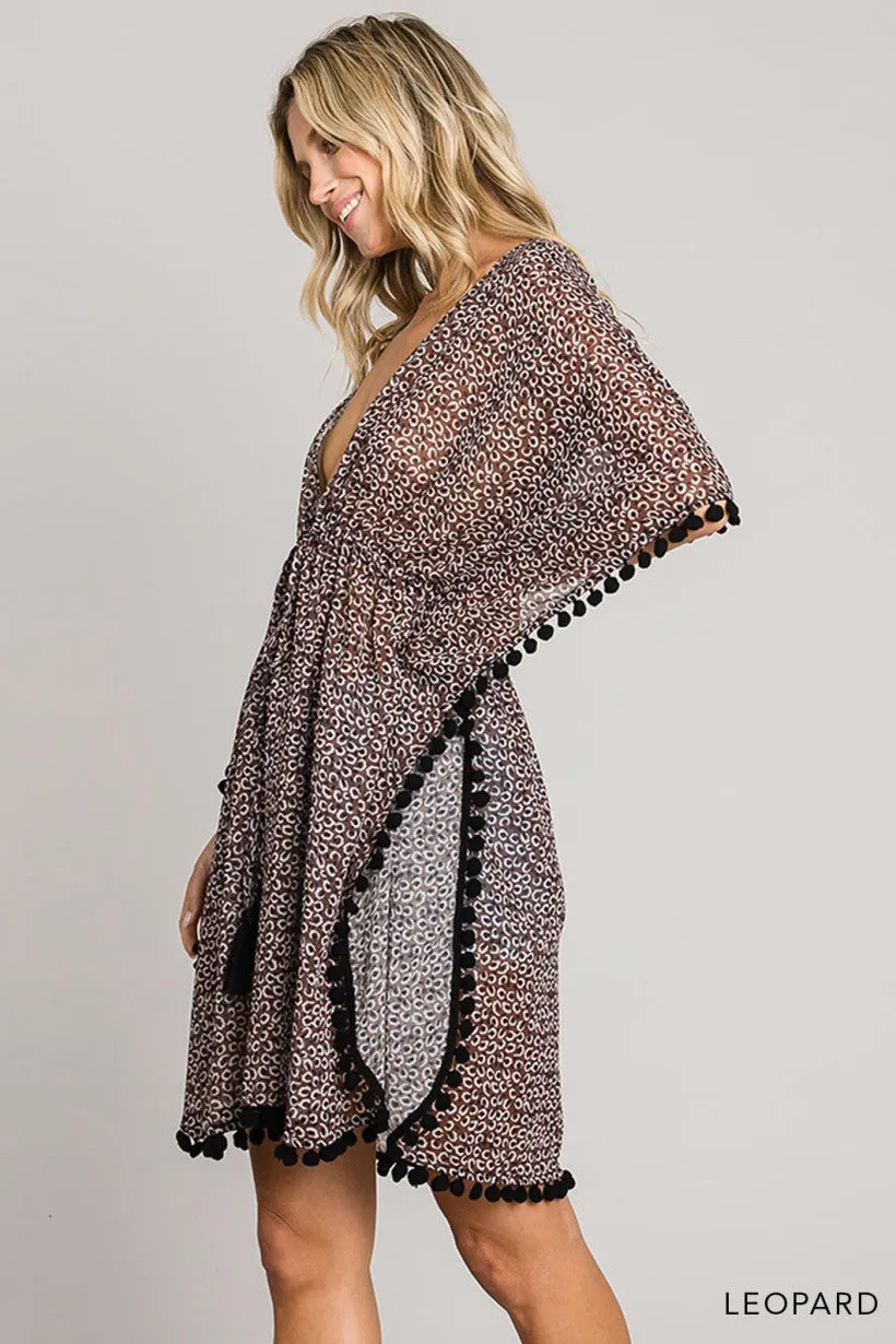 Spice by the Sea Leopard Kimono