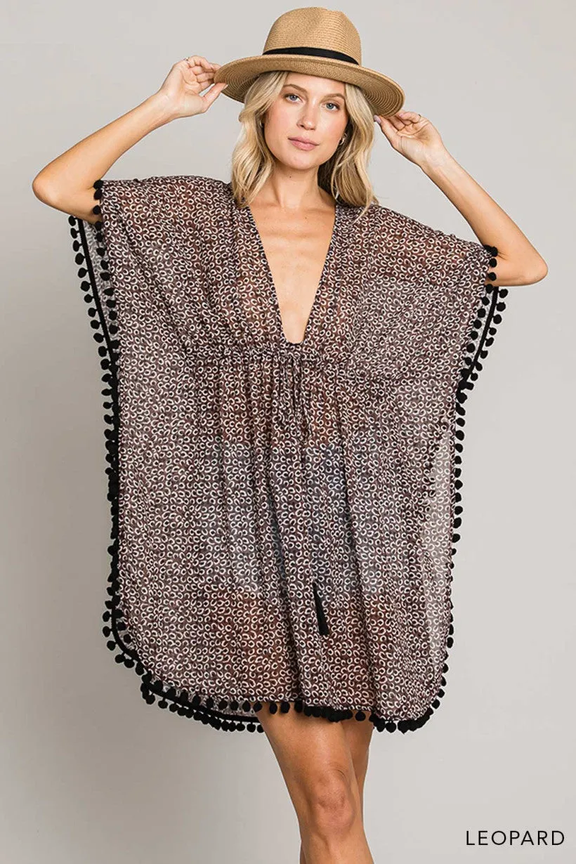 Spice by the Sea Leopard Kimono