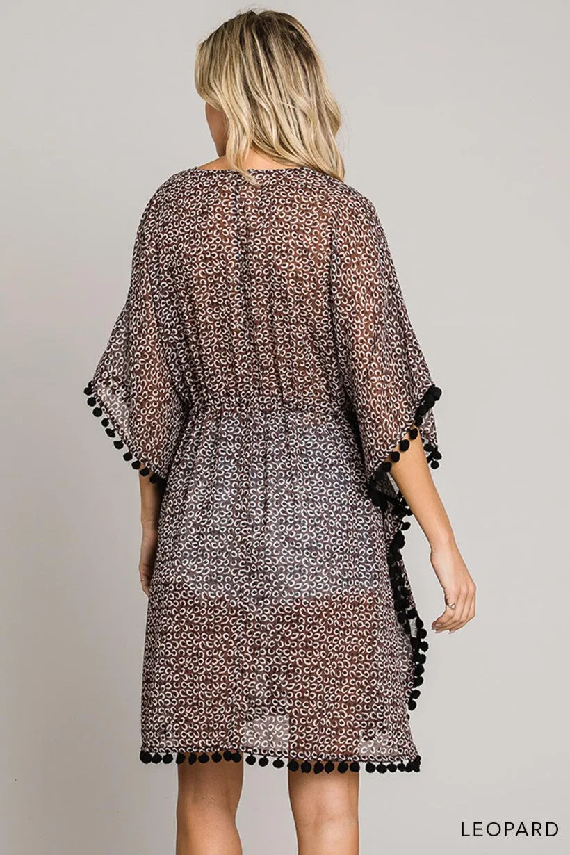 Spice by the Sea Leopard Kimono