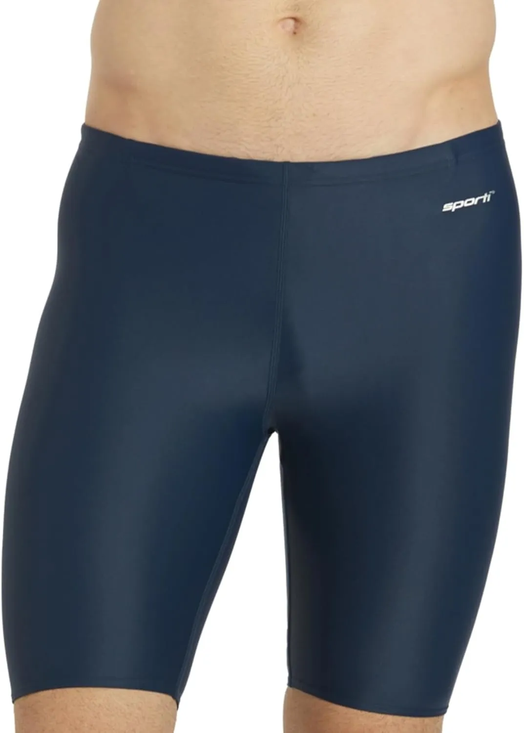 Sporti Men's Athletic Swimwear Jammers, Multi Solid Color - Racing & Training Swimsuit Jammers for Men, Durable Long Lasting