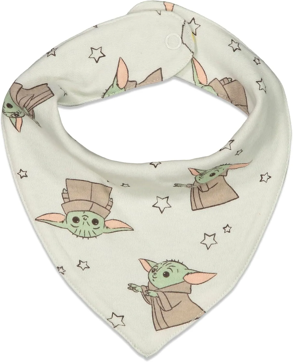 STAR WARS The Mandalorian The Child Zip Up Sleep N' Play Coverall Bib Blanket and Hat 4 Piece Outfit Set Newborn