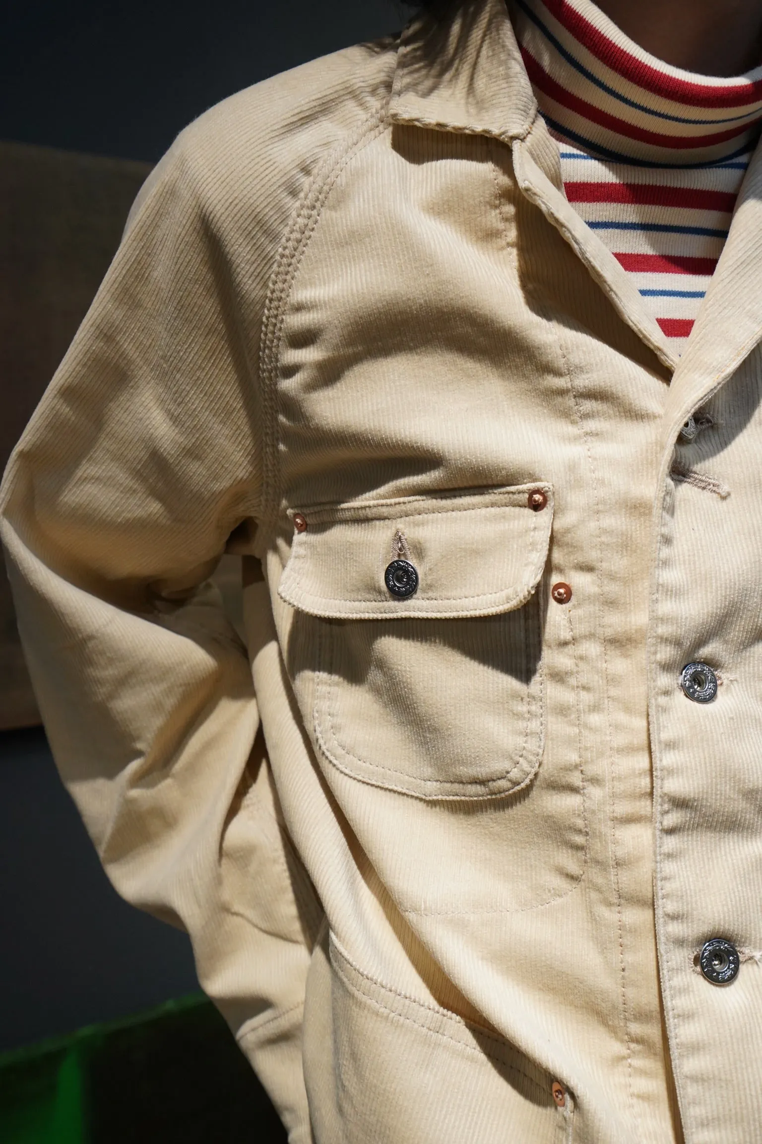 SUGARHILL CORDUROY COVERALL (IVORY WHITE)