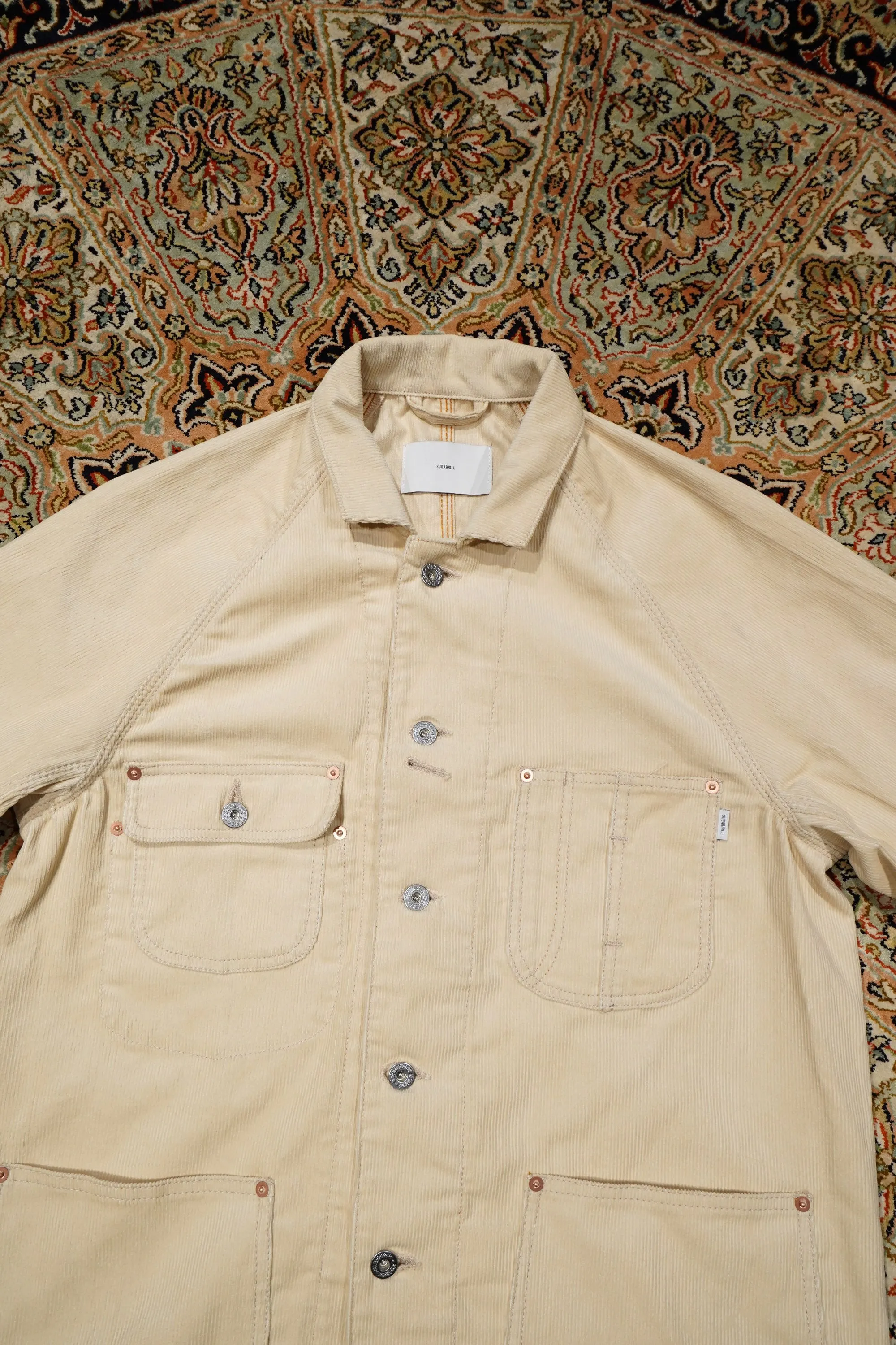 SUGARHILL CORDUROY COVERALL (IVORY WHITE)
