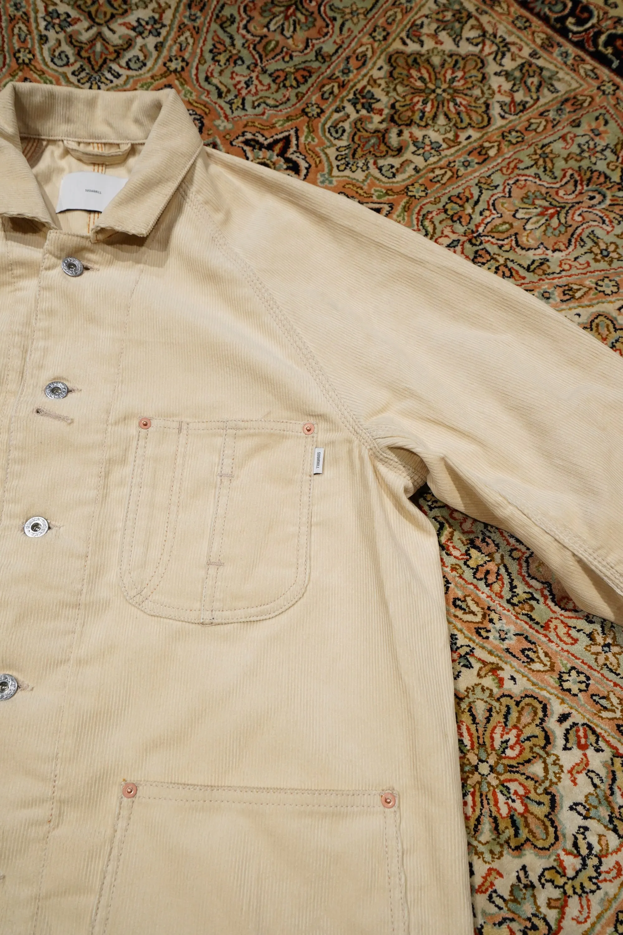 SUGARHILL CORDUROY COVERALL (IVORY WHITE)