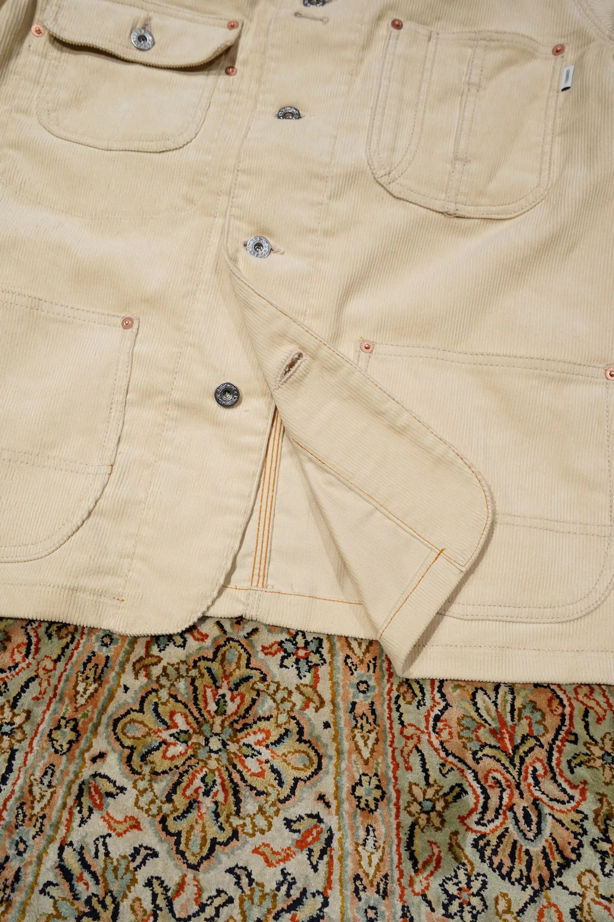SUGARHILL CORDUROY COVERALL (IVORY WHITE)
