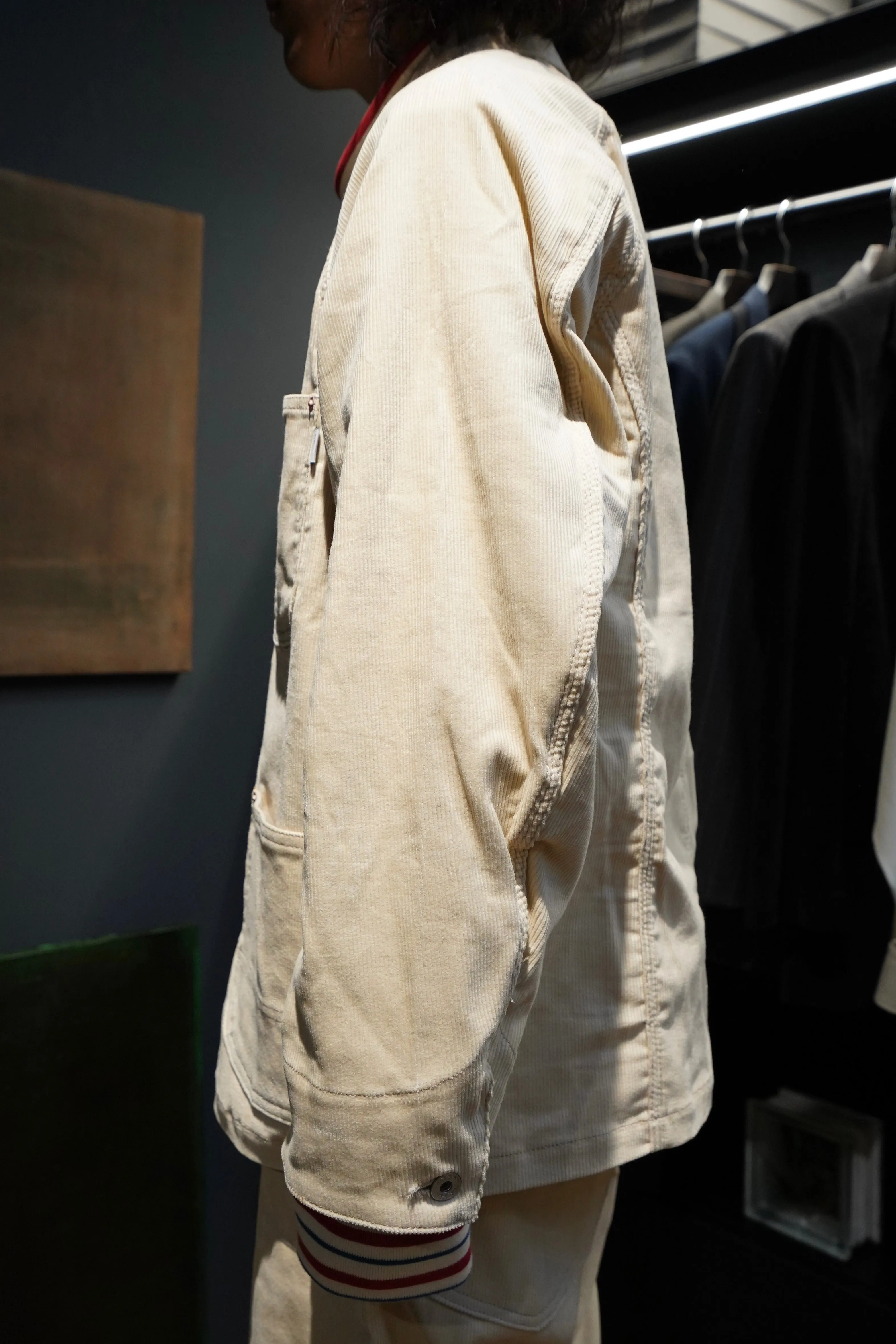 SUGARHILL CORDUROY COVERALL (IVORY WHITE)