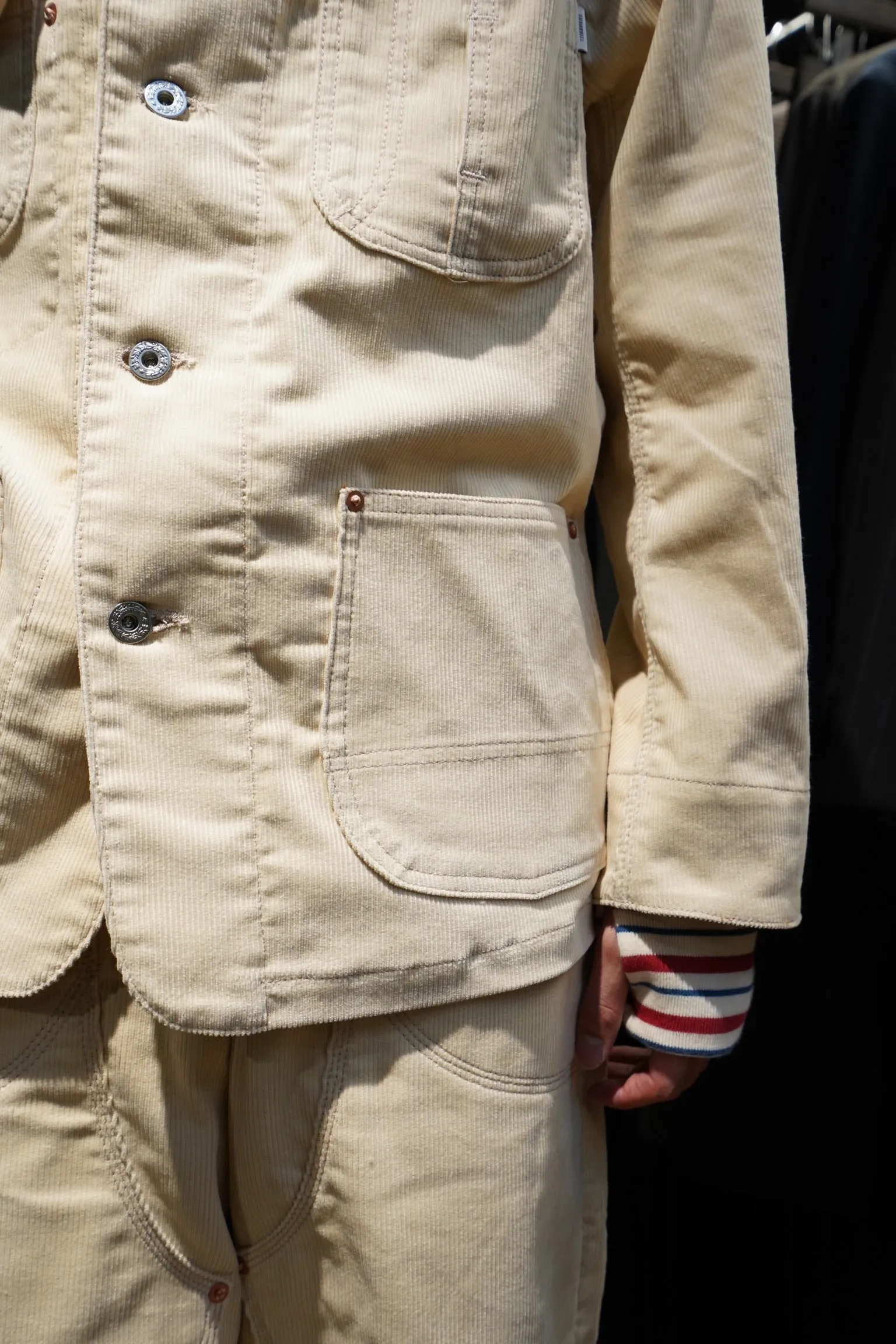SUGARHILL CORDUROY COVERALL (IVORY WHITE)