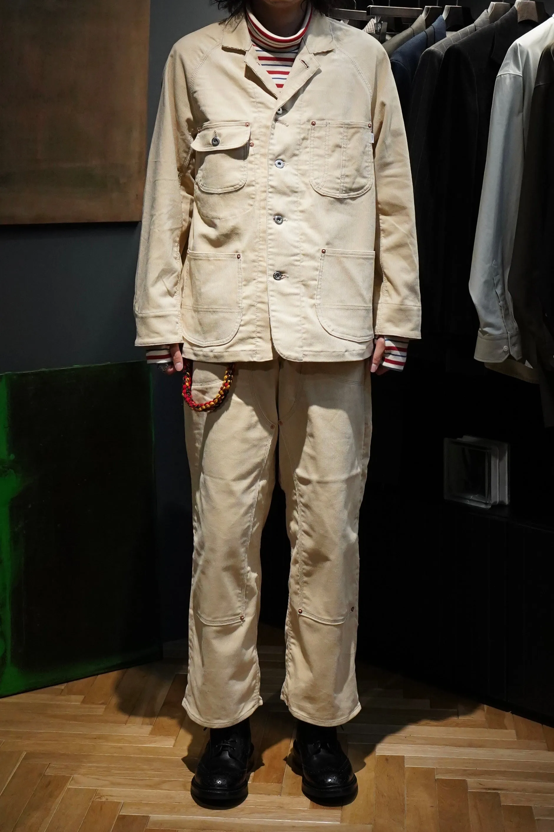 SUGARHILL CORDUROY COVERALL (IVORY WHITE)