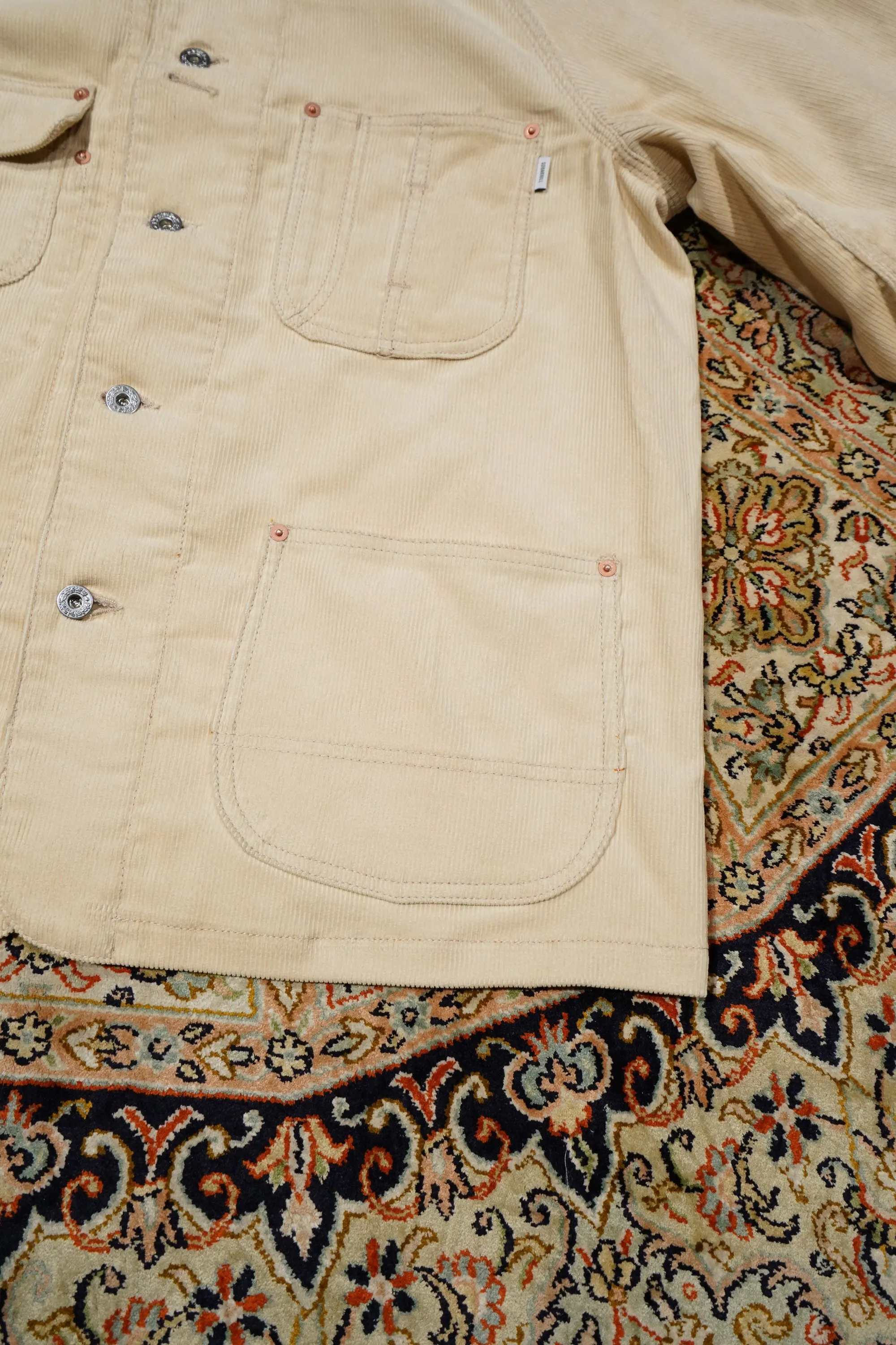 SUGARHILL CORDUROY COVERALL (IVORY WHITE)