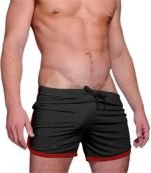 Swimming Shorts for Men Black Gym Shorts Best Shorts for Thick Thighs Men Men's Gym Shorts with Pockets Workout Shorts Men Gym Shorts 5 Inch, XX-Large