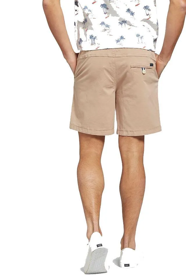 THE ACADEMY BRAND VOLLEY SHORT - COFFEE