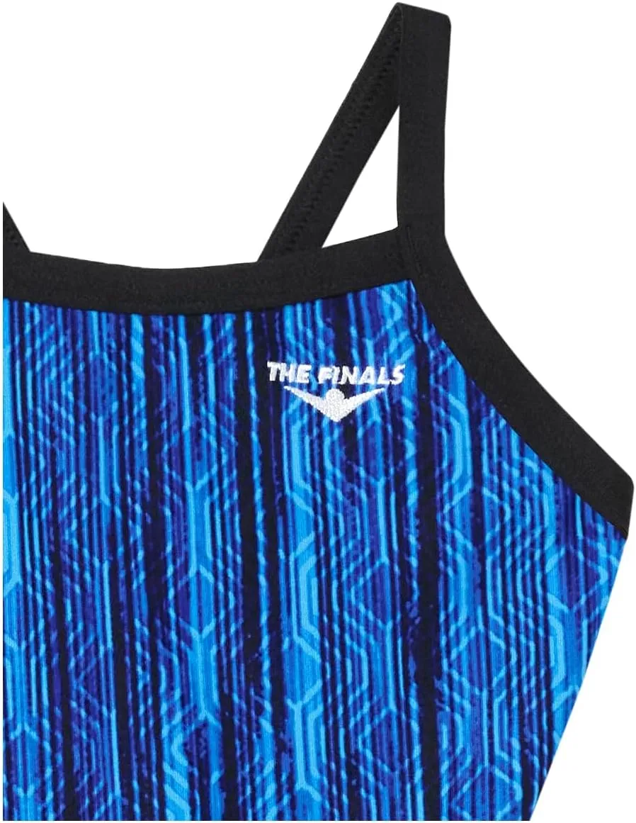 The Finals Girls' Butterfly Back Athletic One Piece Swimsuit