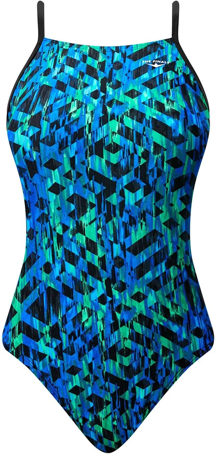 The Finals Girls' Swanback Athletic One Piece Swimsuit