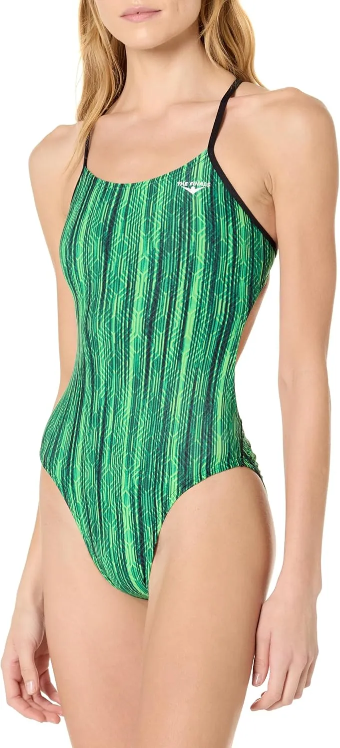 The Finals Women's Swanback Athletic One Piece Swimsuit