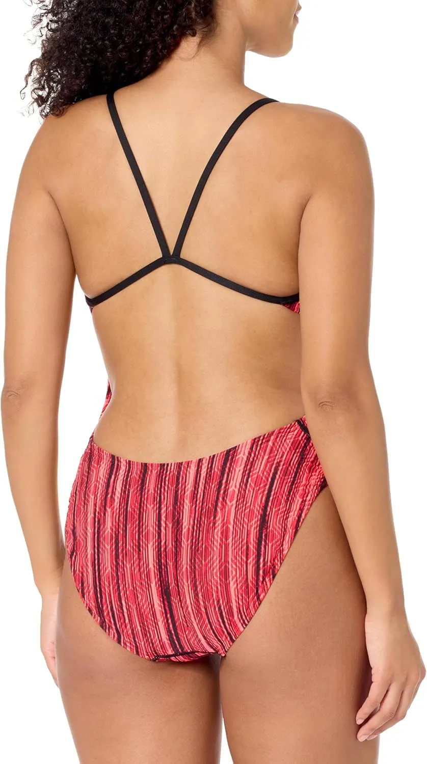 The Finals Women's Swanback Athletic One Piece Swimsuit