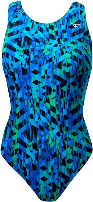 The Finals Women's Waveback Athletic One Piece Swimsuit