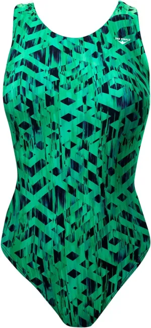 The Finals Women's Waveback Athletic One Piece Swimsuit
