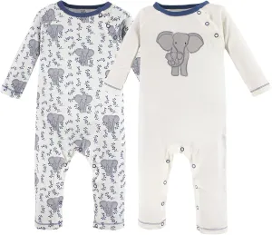 Touched by Nature Baby Girls' Organic Cotton Coveralls