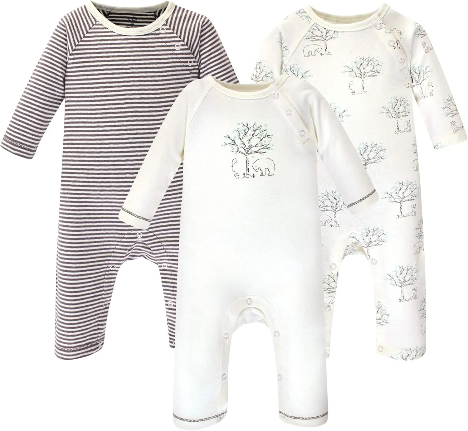Touched by Nature Baby Girls' Organic Cotton Coveralls