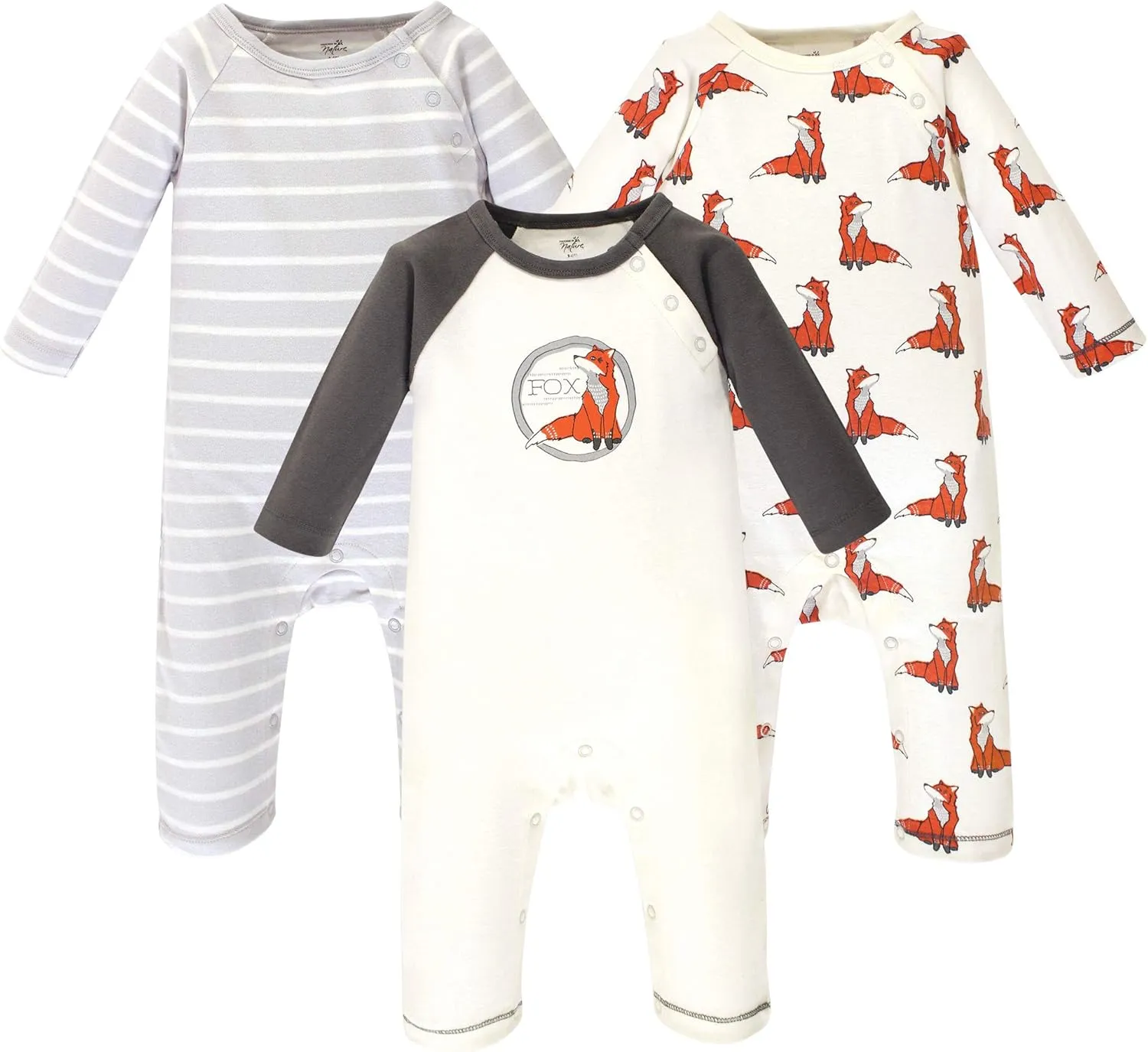 Touched by Nature Baby Girls' Organic Cotton Coveralls