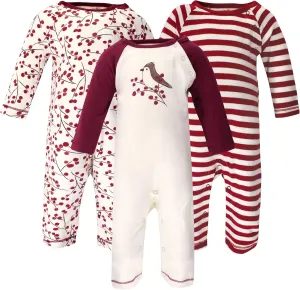 Touched by Nature Baby Girls' Organic Cotton Coveralls