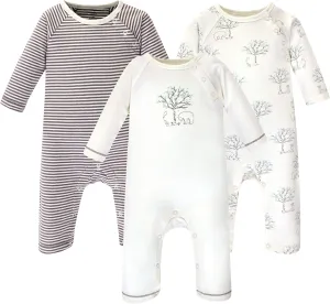 Touched by Nature Baby Girls' Organic Cotton Coveralls