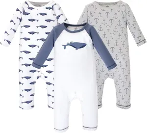 Touched by Nature Baby Girls' Organic Cotton Coveralls