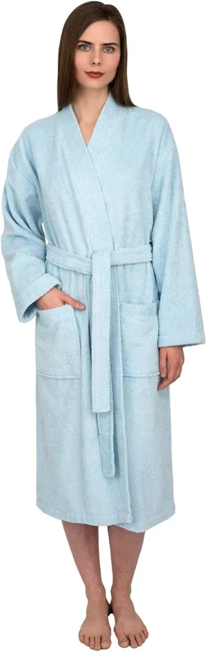 TowelSelections Womens Luxury Robe, Turkish Cotton Terry Kimono Soft Bathrobe
