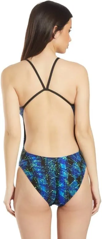 TYR Women's Swanback Athletic One Piece Swimsuit