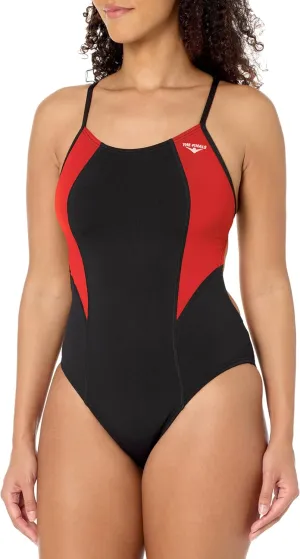 TYR Women's Swanback Athletic One Piece Swimsuit