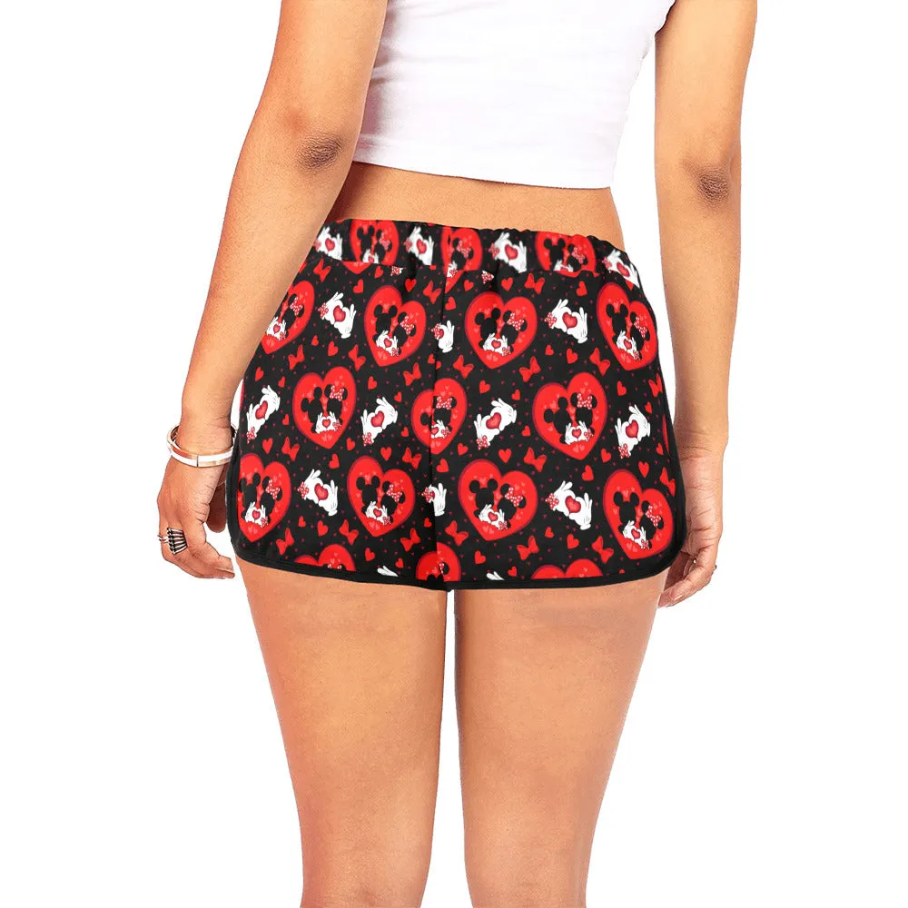Valentines Day Lovers Women's Relaxed Shorts